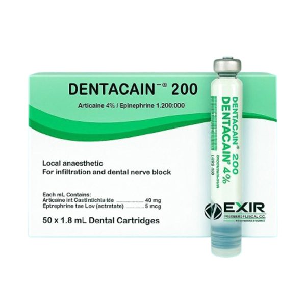 بی حسی دندانپزشکی (کارپول) 4% دنتاکائین